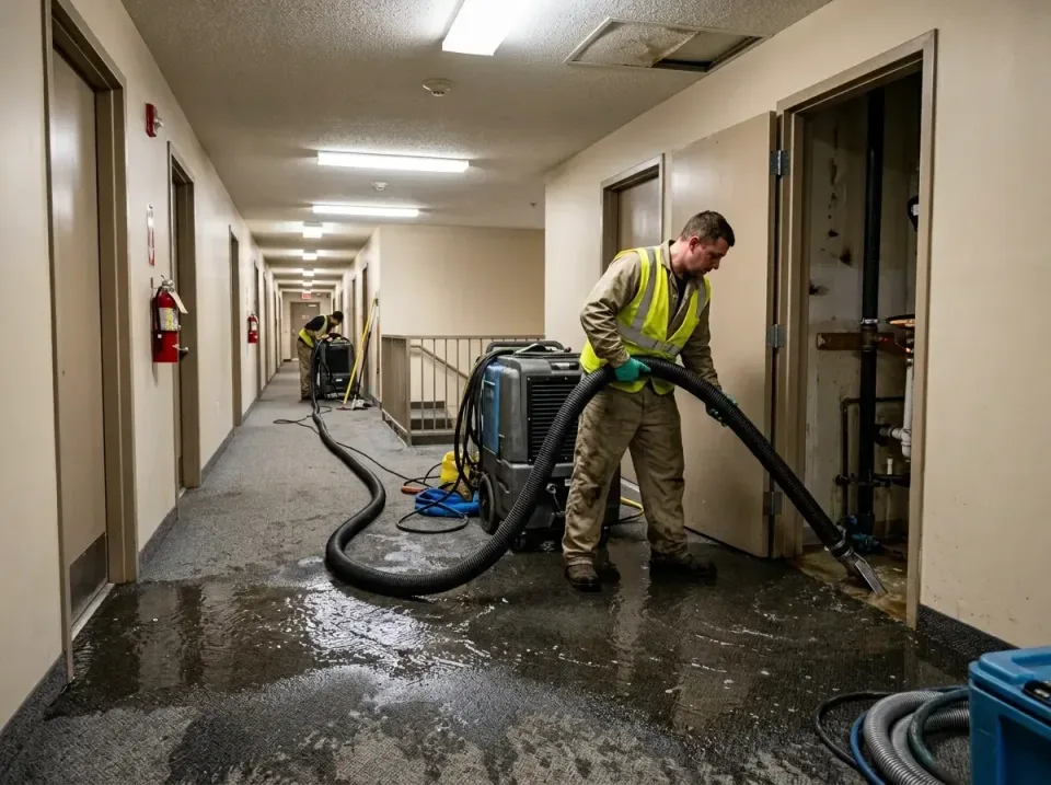 multi-unit-apartment-hallway-f-005 — frequently asked questions, Emergency Burst Pipe Water Extraction & Removal in Terryvil…